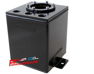 ΒΟΗΘΗΤΙΚΟ ΔΟΧΕΙΟ ΒΕΝΖΙΝΗΣ ΑΛΟΥΜΙΝΙΟΥ AEROFLOW FUEL PUMP SURGE TANK ΚΑΙΝΟΥΡΓΙΟ ΜΑΥΡΟ!