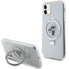 Karl Lagerfeld KLHMN61HMRSKCH iPhone 11 / Xr 6.1" white/white hardcase Ring Stand Karl MagSafe