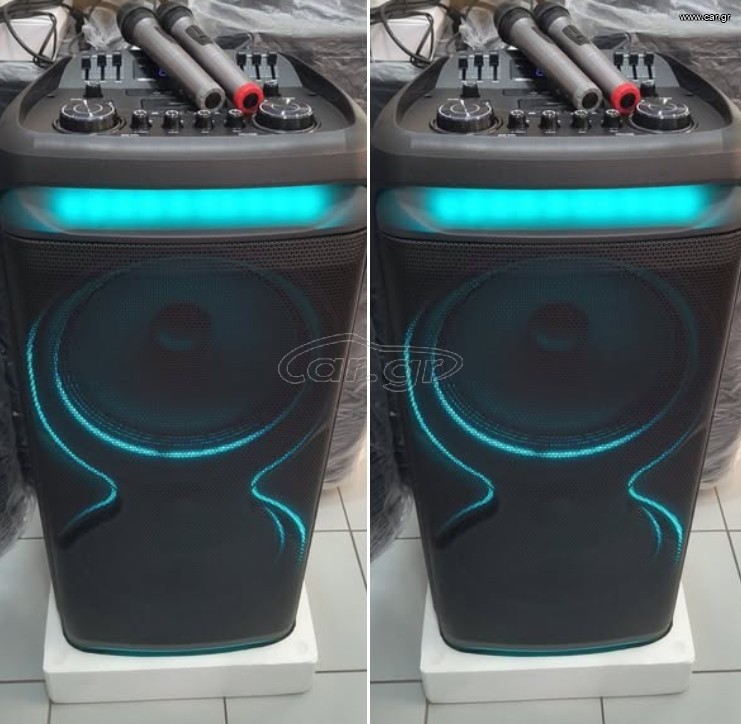 Ηχεια σετ 4χ15 ιντσες 2400watt + 2400 watt bluetooth
