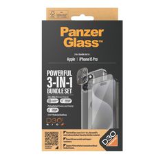 PanzerGlass - 3-i-1 Protection Pack - Apple iPhone 15 Pro / Electronics-thumb-3