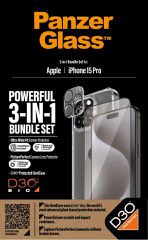 PanzerGlass - 3-i-1 Protection Pack - Apple iPhone 15 Pro / Electronics-thumb-2