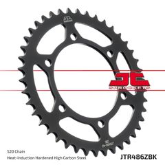 ΓΡΑΝΑΖΙ ΤΡΟΧΟΥ (520H-43T) (YAMAHA-SUZUKI-KAWASAKI) ΜΑΥΡΟ (JT SPROCKETS) (JTR486.43ZBK)