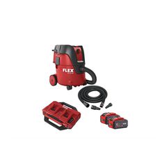 D00413 Σκούπα Υγρών & Στερεών Μπαταρίας 21L 18V (2x8.0Ah) - ΕΠΑΓΓΕΛΜΑΤΙΚΗΣ ΧΡΗΣΗΣ - FLEX (#D00413)