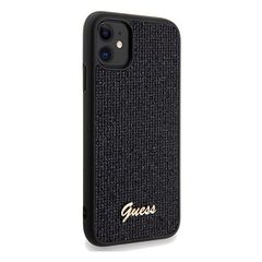 Guess Disco Metal Script case for iPhone 11 / Xr - black-thumb-3