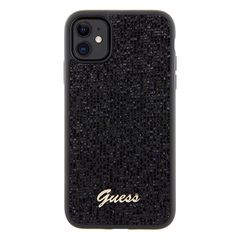 Guess Disco Metal Script case for iPhone 11 / Xr - black-thumb-2