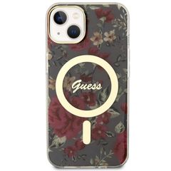Guess Flower MagSafe case for iPhone 14 - green-thumb-2