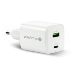 everActive GaN SC-450Q Φορτιστής Τοίχου 45W με 1x USB-C PD & 1x USB-A QC 3.0 (Μαύρος)