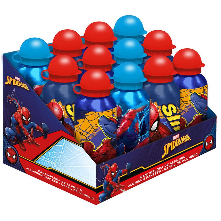 Marvel Spiderman aliminum bottle assorted 500ml