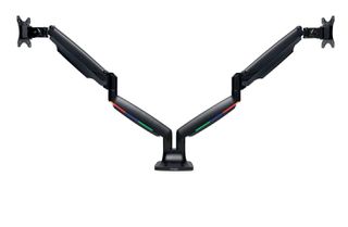 Kensington - OneTouch SmartFit Monitor arm dual - Black / Computers