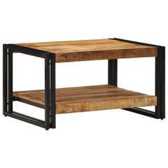 Τραπεζάκι σαλονιού 70x50x38 cm Στερεό ακατέργαστο ξύλο Mango 4102718