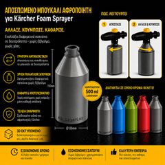 Αποσπώμενο μπουκάλι για Karcher Foam Sprayer 540ml
