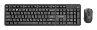 KEYBOARD +MOUSE WRL CYRILLIC/BLACK KBS-WMS-01-CYRL GEMBIRD