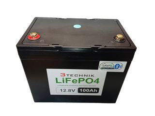 Ελαιουργικά-Ραβδιστικά 2024 Μπαταρία LifePo4 100aH με bluetooth,12V + Φορτιστής-thumb-2