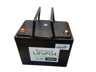 Μπαταρία LifePo4 100aH ,12V με Bluetooth+ Φορτιστής-thumb-1