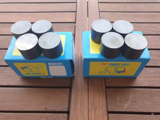 Πωλείται σετ 8 τεμαχίων racing καπελοθήκες Cat Cams (camshaft followers) ref. CC007 για κλασσικά Alfa Romeo με κινητήρα Nord & Twin Spark καθώς και για Mercedes M102, Audi Inline 5-10V & Renault F2/F3
