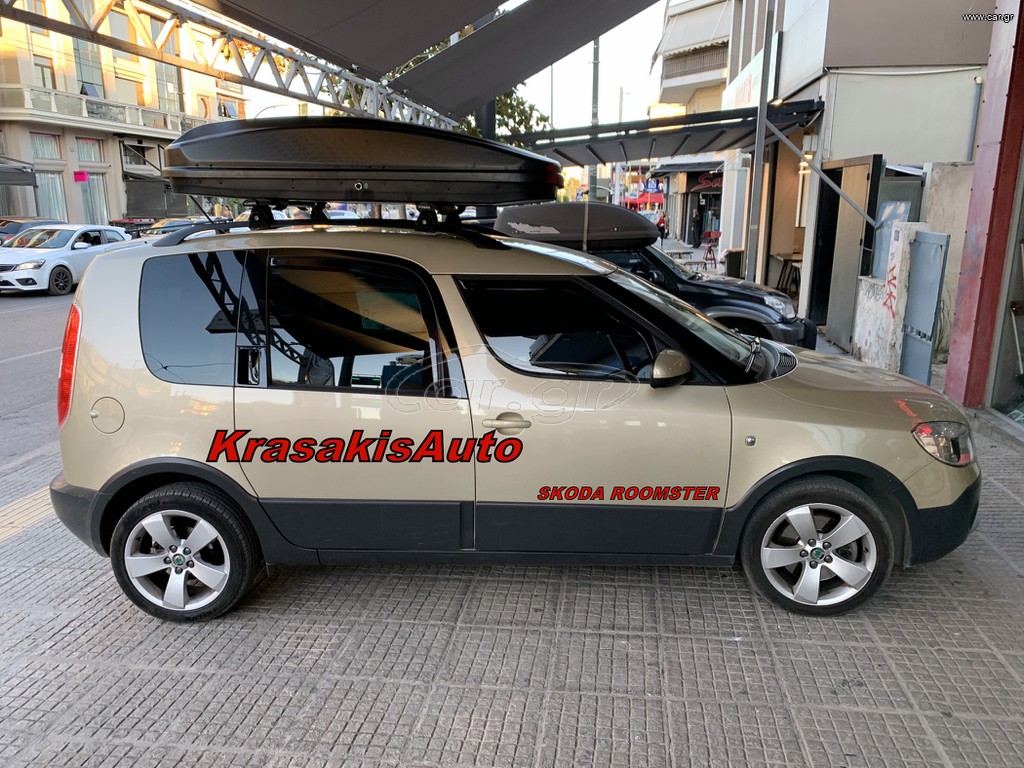 Μπαγκαζιέρα Οροφής FARAD Crub 430 BM (διπλού ανοίγματος) σε Skoda Roomster