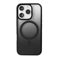 Puro Gradient MagSafe Silicone Case for iPhone 16 Pro Max - Black-thumb-2