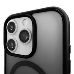 Puro Gradient MagSafe Silicone Case for iPhone 16 Pro Max - Black-thumb-3