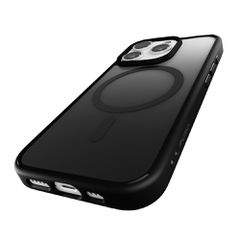 Puro Gradient MagSafe Silicone Case for iPhone 16 Pro - Black-thumb-4