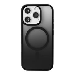 Puro Gradient MagSafe Silicone Case for iPhone 16 Pro - Black-thumb-2