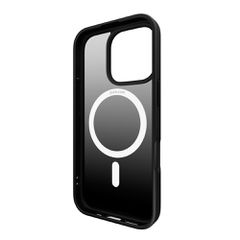 Puro Gradient MagSafe Silicone Case for iPhone 16 Pro - Black-thumb-1