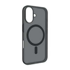 Puro Daylight MagSafe Silicone Case for iPhone 16 Plus - Black-thumb-1