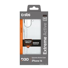 SBS Extreme Active D3O Case for iPhone 16 - Transparent-thumb-1