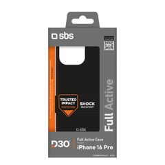 SBS Full Active D3O Case for iPhone 16 Pro - Black-thumb-1