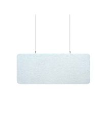 Audiodesigner ECOBAFFLE Rectangle Ηχοαπορροφητικά Πάνελ Οροφής 40x120x4cm / 1,92 τ.μ. Λευκό (Σετ 4 Τεμαχίων)
