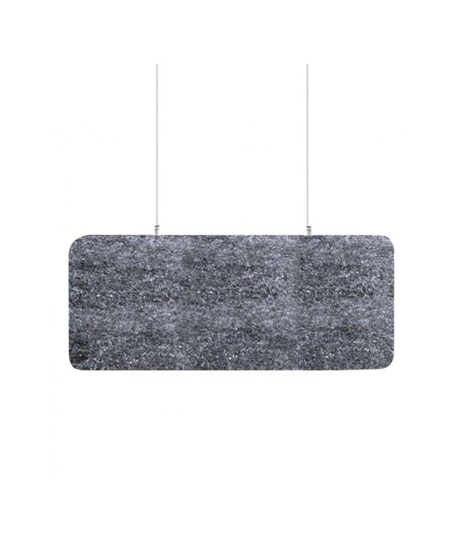 Audiodesigner ECOBAFFLE Rectangle Ηχοαπορροφητικά Πάνελ Οροφής 60x120x4cm / 2,88 τ.μ. Γκρι (4 Τεμάχια)