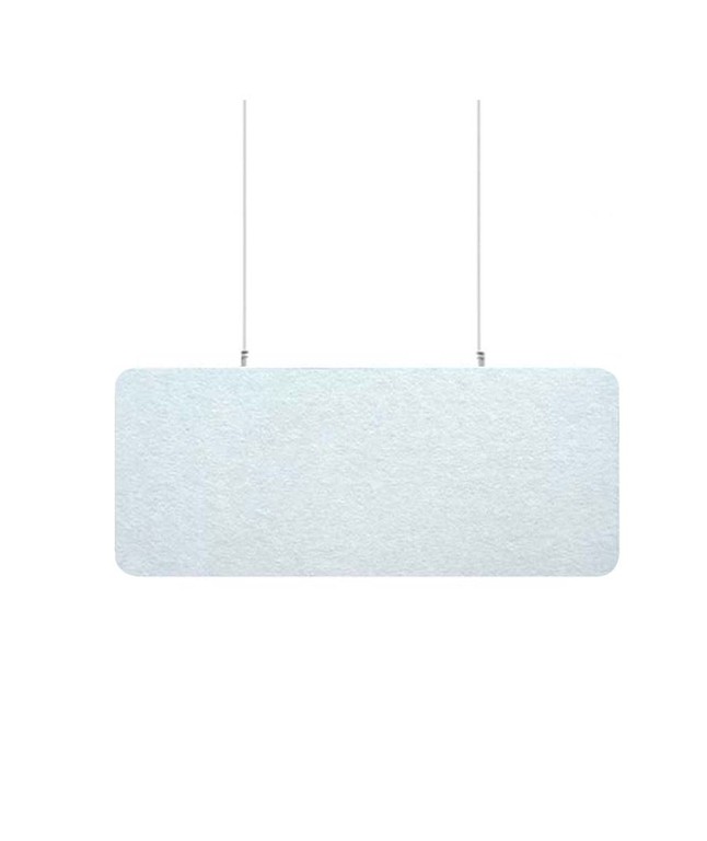 Audiodesigner ECOBAFFLE Rectangle Ηχοαπορροφητικά Πάνελ Οροφής 60x120x4cm / 2,88 τ.μ. Λευκό (4 Τεμάχια)
