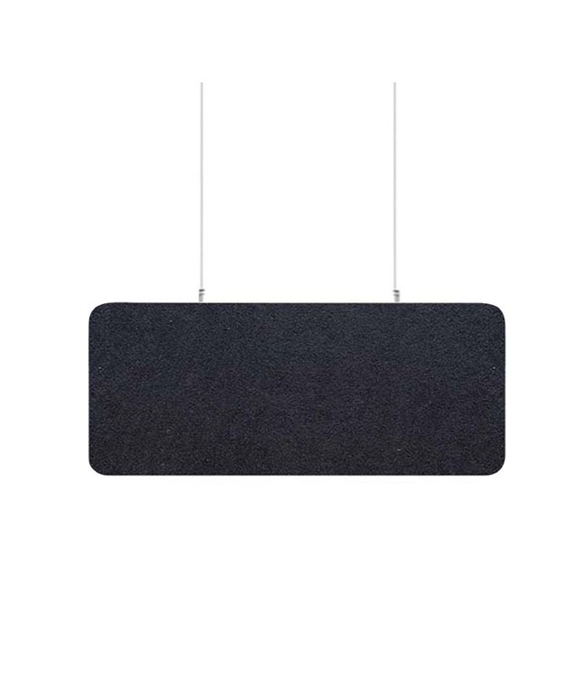 Audiodesigner ECOBAFFLE Rectangle Ηχοαπορροφητικά Πάνελ Οροφής 60x120x4cm / 2,88 τ.μ. Μαύρο (4 Τεμάχια)
