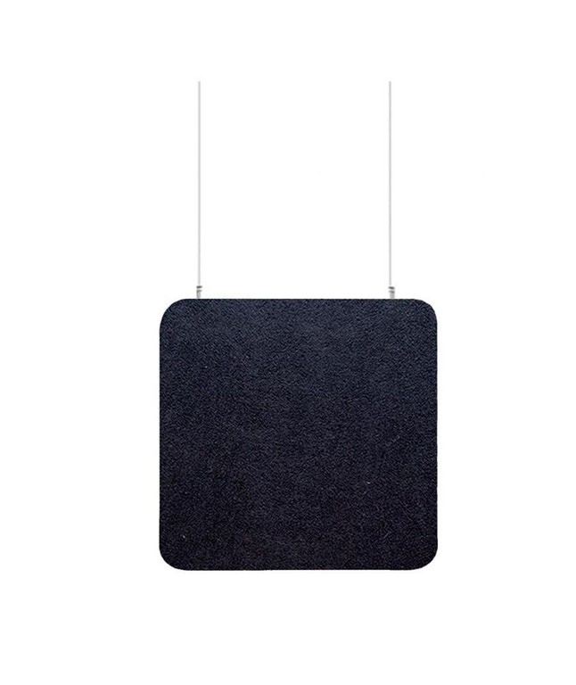 Audiodesigner ECOBAFFLE Square Ηχοαπορροφητικά Πάνελ Οροφής 100x100x4cm / 4 τ.μ. Μαύρο (Σετ 4 Τεμαχίων)