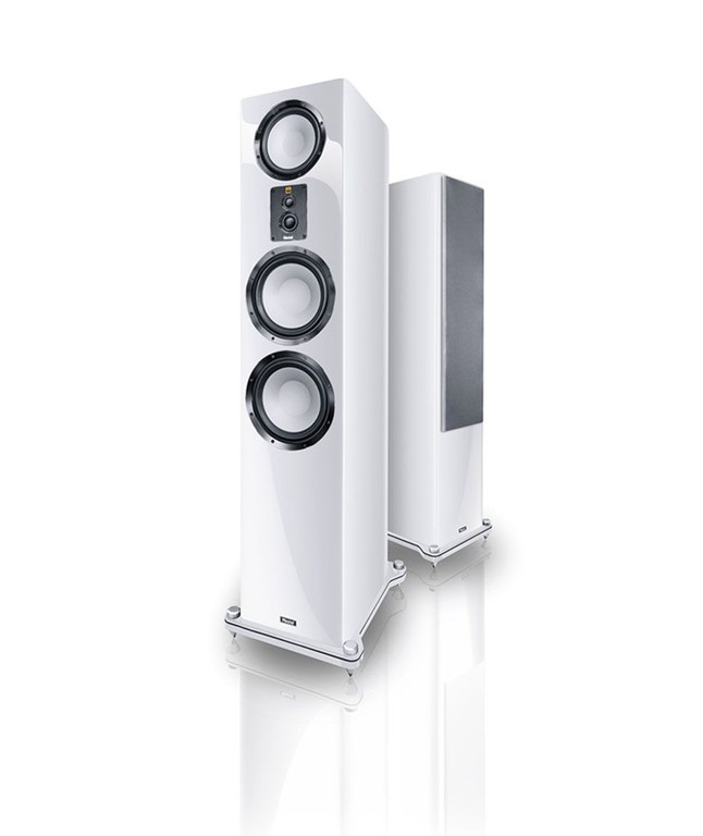Magnat Signature 909 Επιδαπέδια Ηχεία Hi-Fi 2 x 8'' 4 Δρόμων 280W RMS Λευκό (Ζεύγος)