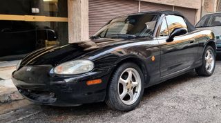 Mazda MX-5 1998 1.6 σε πλήρη λειτουργία ολόκληρο μόνο για ανταλλακτικά-thumb-2