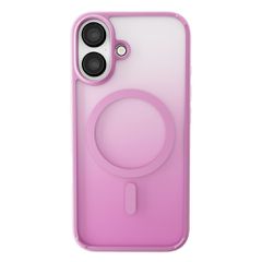 Puro Gradient MagSafe Silicone Case for iPhone 16 - Pink-thumb-2