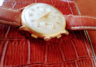 Venus chronographe 50"S! Gold!-thumb-3