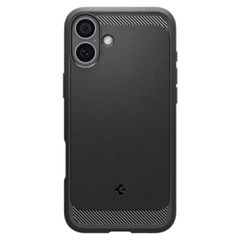 Spigen Rugged Armor MagSafe case for iPhone 16 - black-thumb-1