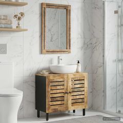 Σετ Ντουλαπιών Μπάνιου 2 τμχ. Φυσικό 62 x 33 x 58 εκ. 3310165