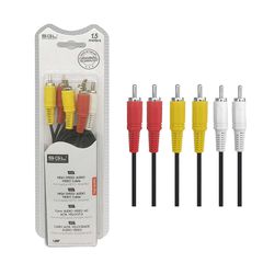 Kαλώδιο RCA - 306A - 3xRCA male/3xRCA male - 1.5m - 096094