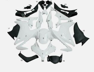 FAIRING ΜΕΜΟΝΩΜΕΝΑ ΤΕΜΑΧΙΑ ΠΛΑΣΤΙΚΑ HONDA CBR500R 2013-2015 ΑΒΑΦΑ