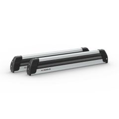 Nordrive - Βάση Σκι Οροφής Pro‑Slider EVO PS‑60 Silver σε Ασημί Χρώμα με Αντικλεπτικό Σύστημα και Συρόμενη Λειτουργία σε Διαστάσεις 800x50x135 mm για 6 ζευγάρια σκι ή 4 snowboard - 1 τεμ. (N40000)