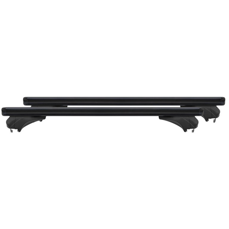 MENABO ΜΠΑΡΕΣ ΑΛΟΥΜΙΝΙΟΥ SONIC BLACK XL 130 cm ΣΕ ΜΑΥΡΟ ΧΡΩΜΑ ΓΙΑ Land Rover Range Rover Velar (L560) 5 doors 2017> ΜΕ FLUSH RAILS - 2 ΤΕΜ. (14690/MB)