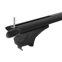 MENABO ΜΠΑΡΕΣ ΑΛΟΥΜΙΝΙΟΥ SONIC BLACK XL 130 cm ΣΕ ΜΑΥΡΟ ΧΡΩΜΑ ΓΙΑ Land Rover Range Rover Velar (L560) 5 doors 2017> ΜΕ FLUSH RAILS - 2 ΤΕΜ. (14690/MB)-thumb-4