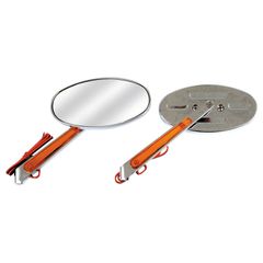 [cargr_clean_title(MCS Cateye mirrors set, with built-in turn signals. Chrome)]