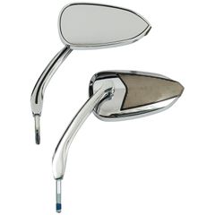 [cargr_clean_title(MCS Fury, LED turn signal mirror set. Chrome)]