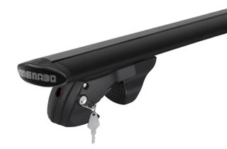 MENABO ΜΠΑΡΕΣ ΟΡΟΦΗΣ ΑΛΟΥΜΙΝΙΟΥ FENDER XL 134 cm ΣΕ ΜΑΥΡΟ ΧΡΩΜΑ ΓΙΑ Volkswagen Sharan (7M1B) 5 doors 2003>2009 ΜΕ RAISED RAILS - 2 ΤΕΜ. (14670/MB)-thumb-2