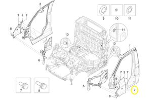 Φτερό Αριστερό Piaggio Porter NP6 Benzina/Metano SW 2650 2021-2022 WC450A050300A07L