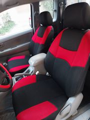 ΚΑΛΥΜΜΑΤΑ ΚΑΘΙΣΜΑΤΩΝ ΕΙΔΙΚΑ ΡΑΜΜΕΝΑ ΓΙΑ TOYOTA HILUX ΜΙΑ ΜΙΣΗ ΚΑΜΠΙΝΑ - ΔΩΡΟ ΚΑΛΥΜΜΑ ΤΙΜΟΝΙΟΥ