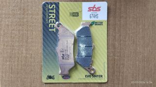 YAMAHA XTX 660 Τακάκια Φρένου Εμπρός sbs 674HS Μεταλλικά